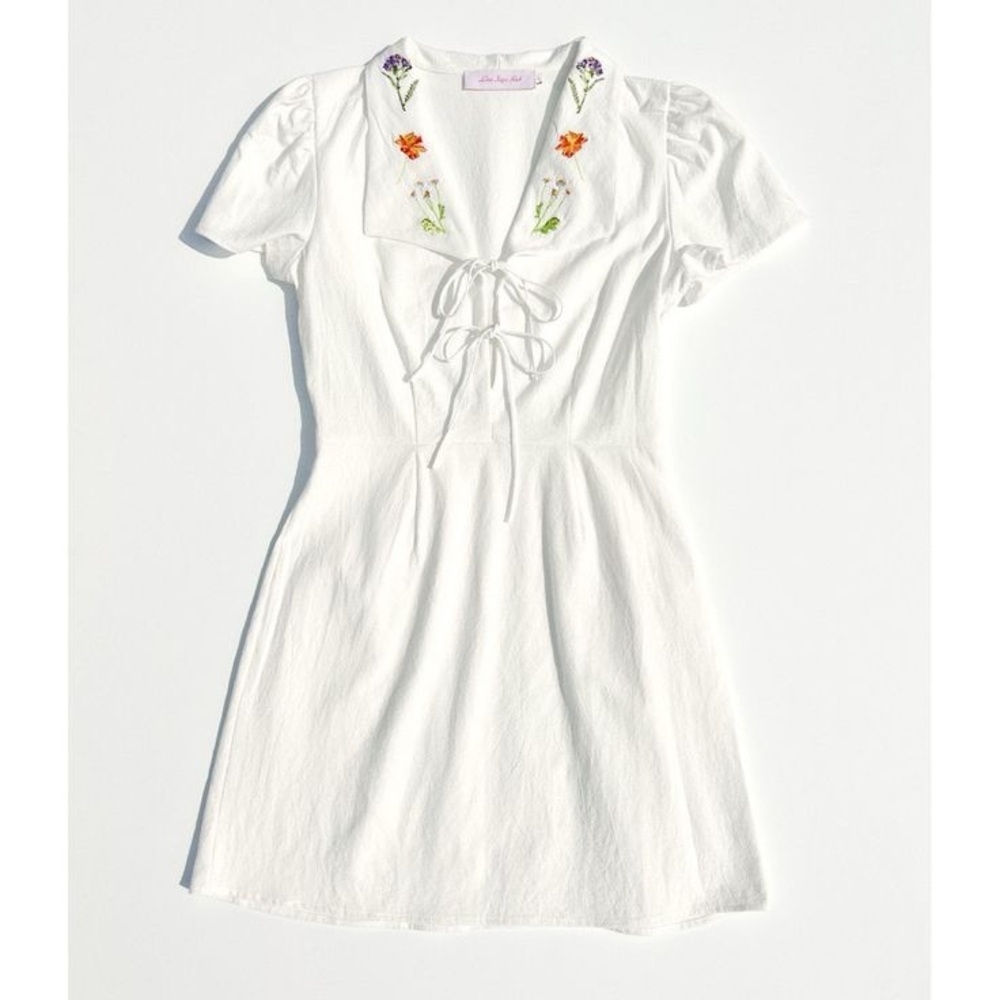 Lisa Says Gah Alexa Shirtdress - White